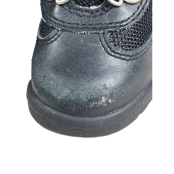 Timberland Toddler Black Leather & Mesh Boots Size 5.5 - Picture 10 of 10
